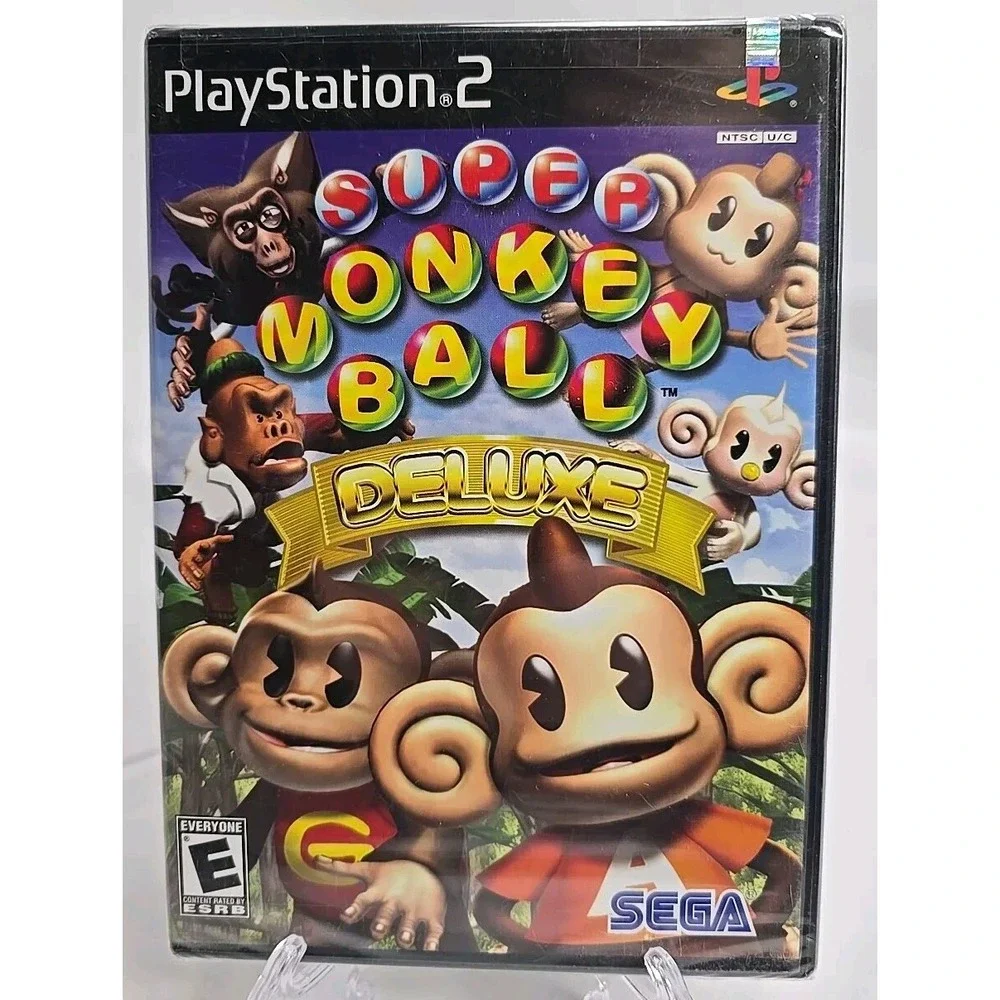 Super Monkey Ball Deluxe (Sony PlayStation 2, 2005) PS2 Factory Sealed!!‎